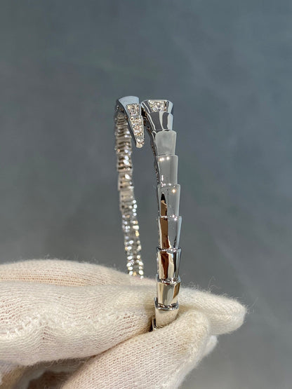 [Vintora]SERPENTI BRACELET DIAMONDS SILVER