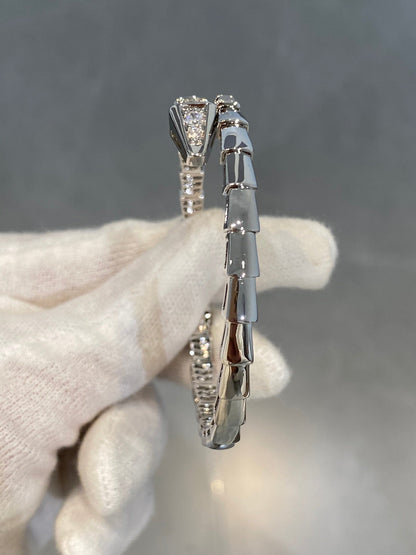[Vintora]SERPENTI BRACELET DIAMONDS SILVER
