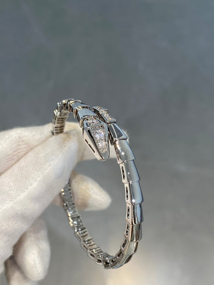 [Vintora]SERPENTI BRACELET DIAMONDS SILVER