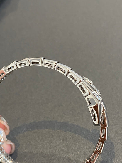 [Vintora]SERPENTI BRACELET DIAMONDS SILVER