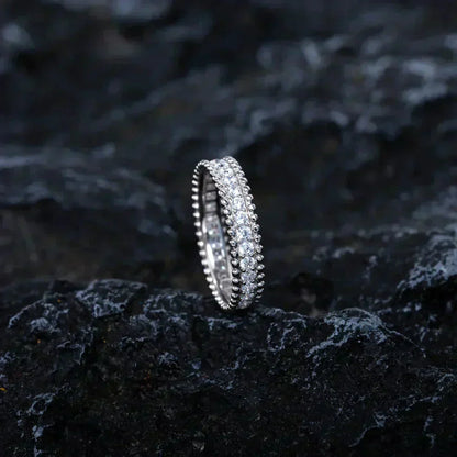 [Vintora]PERLEE DIAMOND SILVER RING