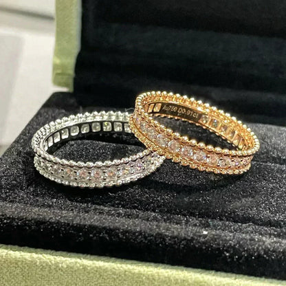 [Vintora]PERLEE DIAMOND ROSE GOLD RING