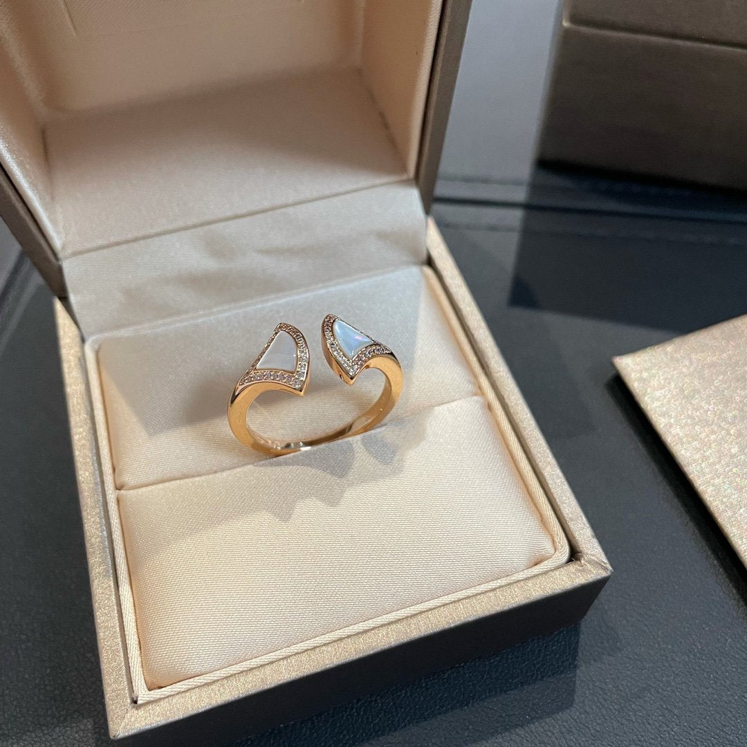 [Vintora]DREAM MOP DIAMOND OPEN RING