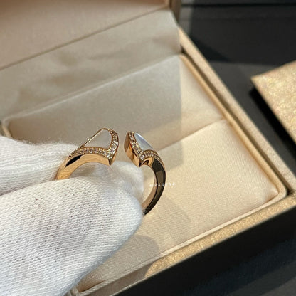 [Vintora]DREAM MOP DIAMOND OPEN RING