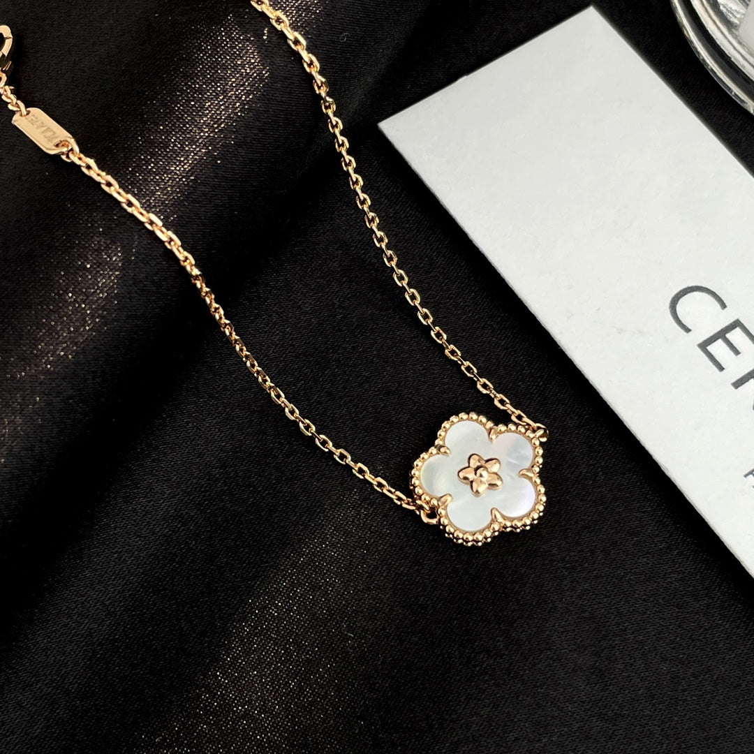 [Vintora]BRACELET NACRE ROSE GOLD PORTE-BONHEUR