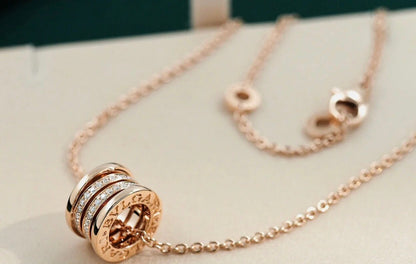 [Vintora]ZERO 1 PINK GOLD DIAMOND NECKLACE