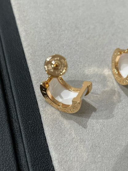 [Vintora]ZERO 1 PINK GOLD CERAMIC EARRINGS