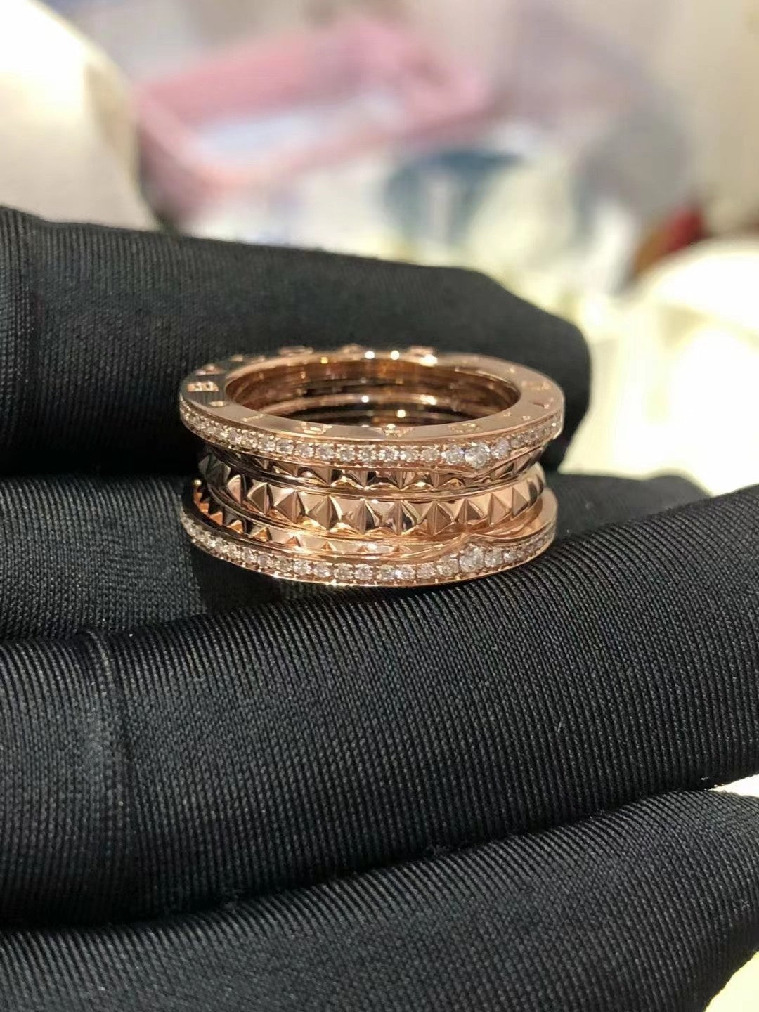 [Vintora]ZERO 1 ROCK DIAMOND PINK GOLD