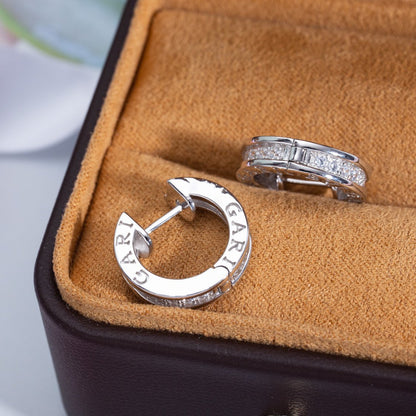 [Vintora]ZERO 1 MINI SILVER DIAMOND EARRINGS