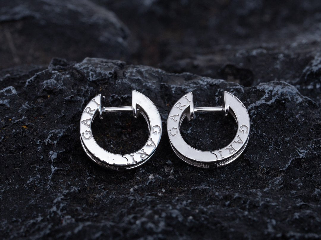 [Vintora]ZERO 1 MINI SILVER DIAMOND EARRINGS
