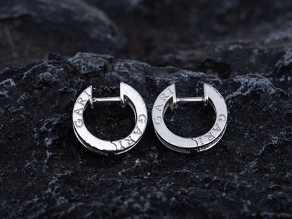 [Vintora]ZERO 1 MINI SILVER DIAMOND EARRINGS