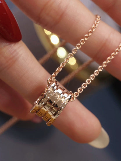 [Vintora]ZERO 1 PINK GOLD NECKLACE