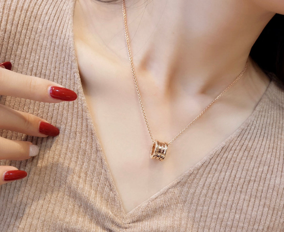 [Vintora]ZERO 1 PINK GOLD NECKLACE