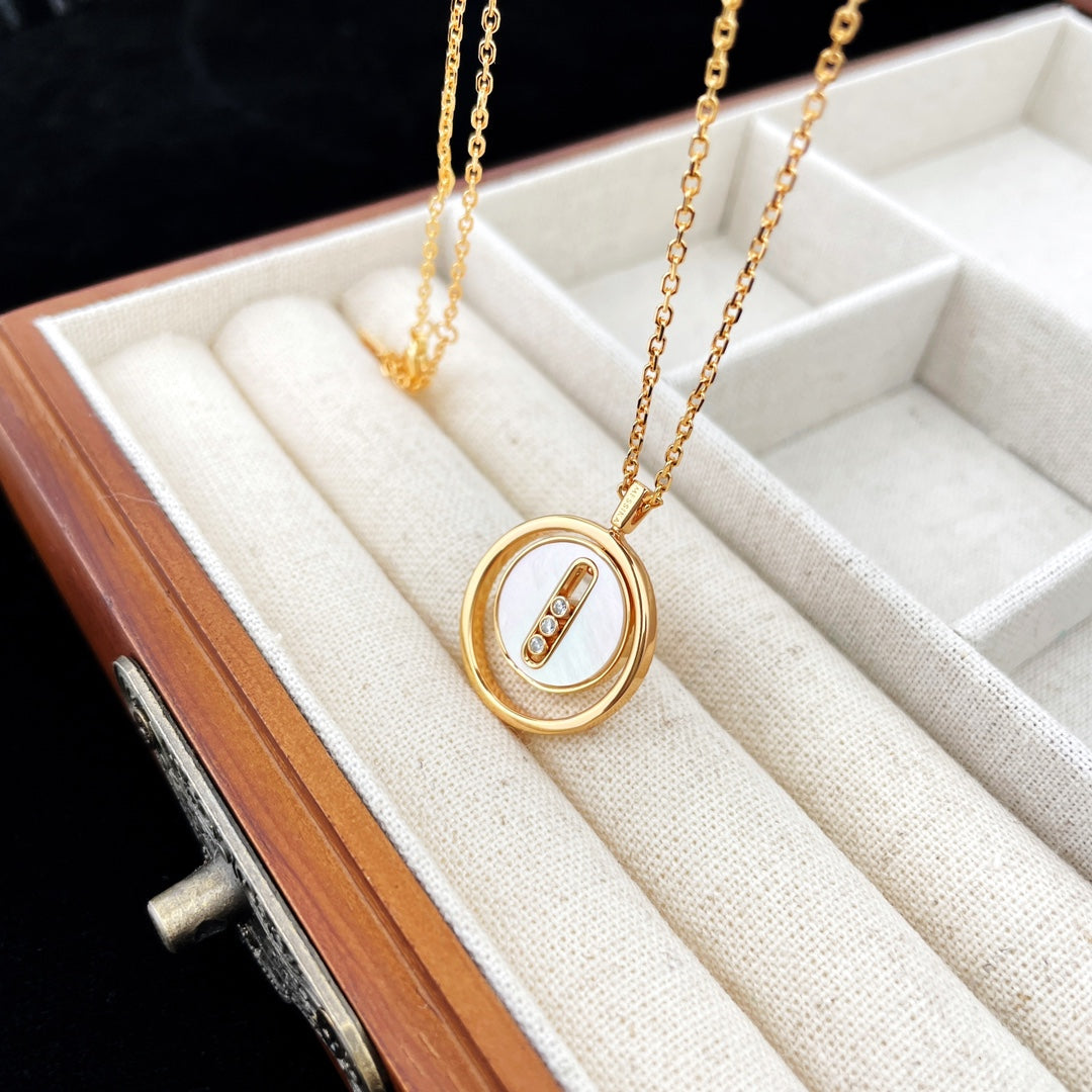 [Vintora]Demo Collier MOP OR ROSE MOVE