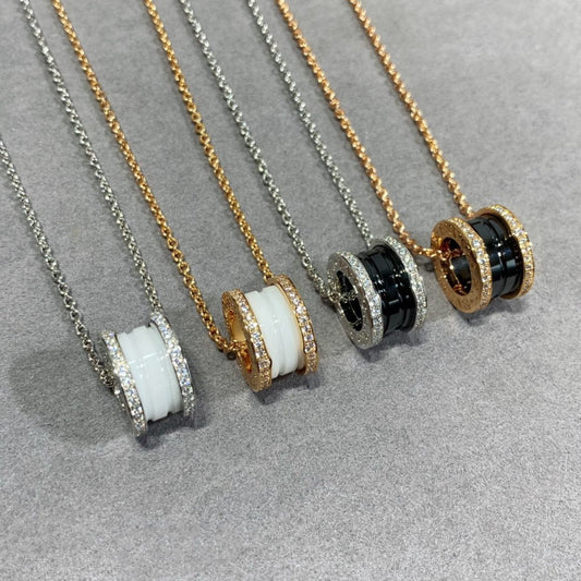 [Vintora]ZERO 1 DIAMOND CERAMIC NECKLACE