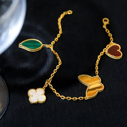 [Vintora]BRACELET 5 MOTIFS OR LUCKY SPRING