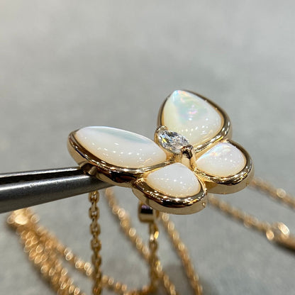 [Vintora]COLLIER DIAMANT PAPILLON SERPILLIÈRE