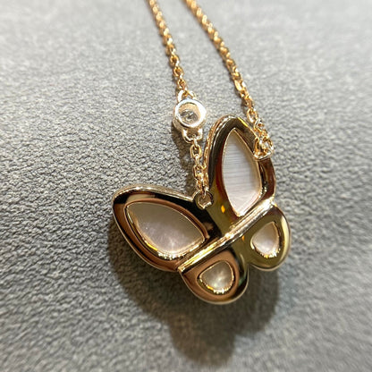 [Vintora]COLLIER DIAMANT PAPILLON SERPILLIÈRE