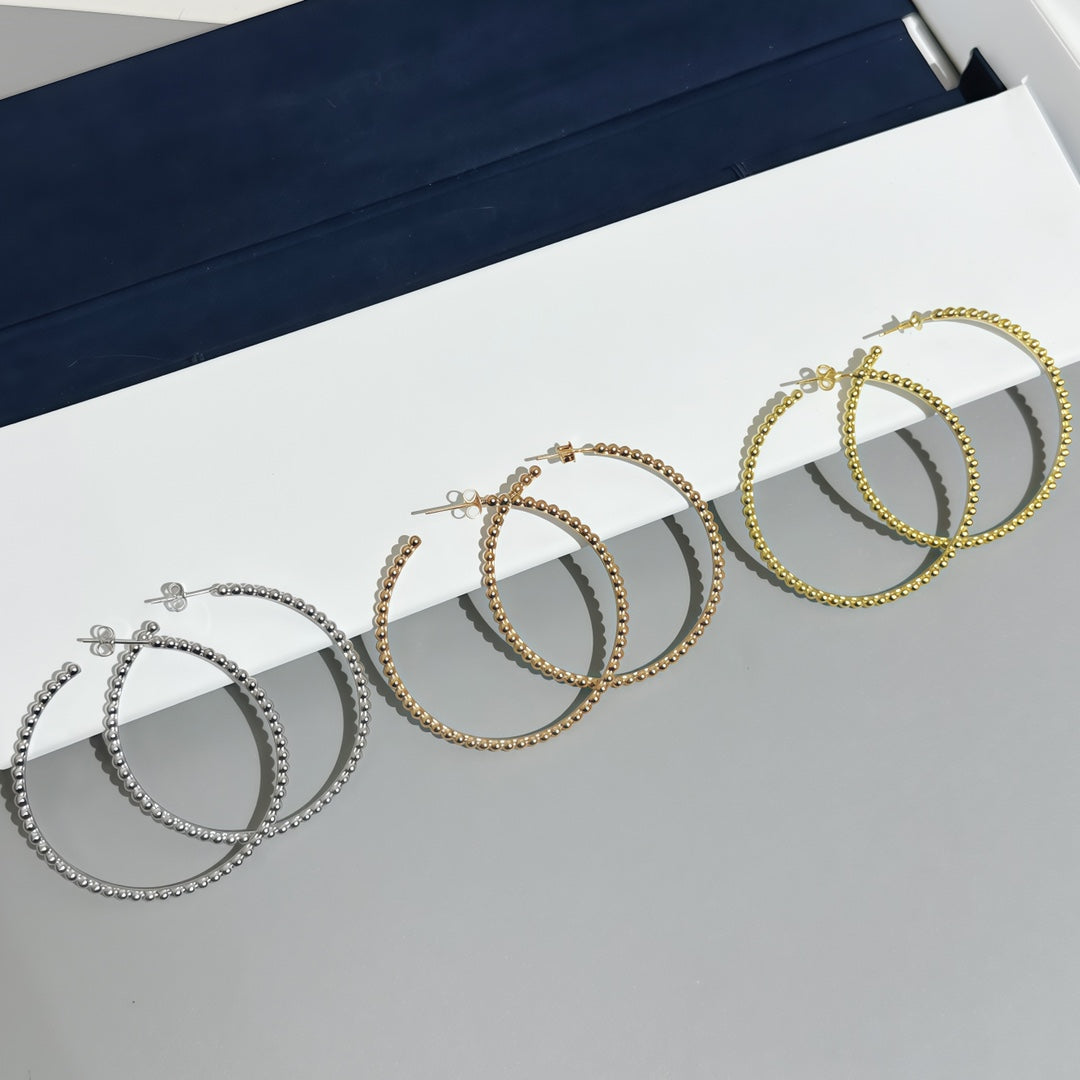 [?Vintora]SMOOTH BEAD STUD EARRINGS