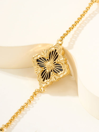 [?Vintora]B.C.L ENAMELED One-Flower Bracelet¡ꡧVarious Colors)