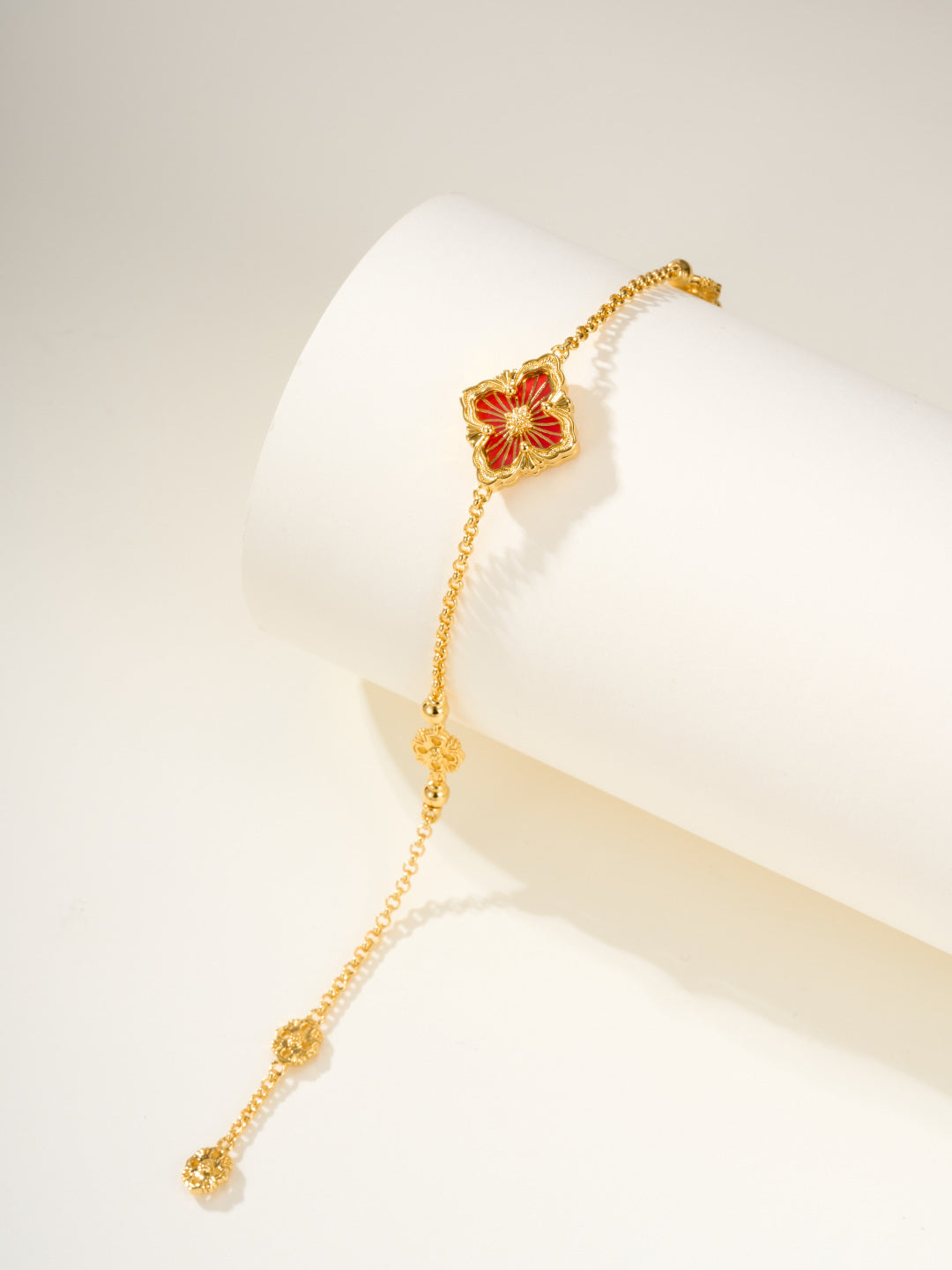 [?Vintora]B.C.L ENAMELED One-Flower Bracelet¡ꡧVarious Colors)