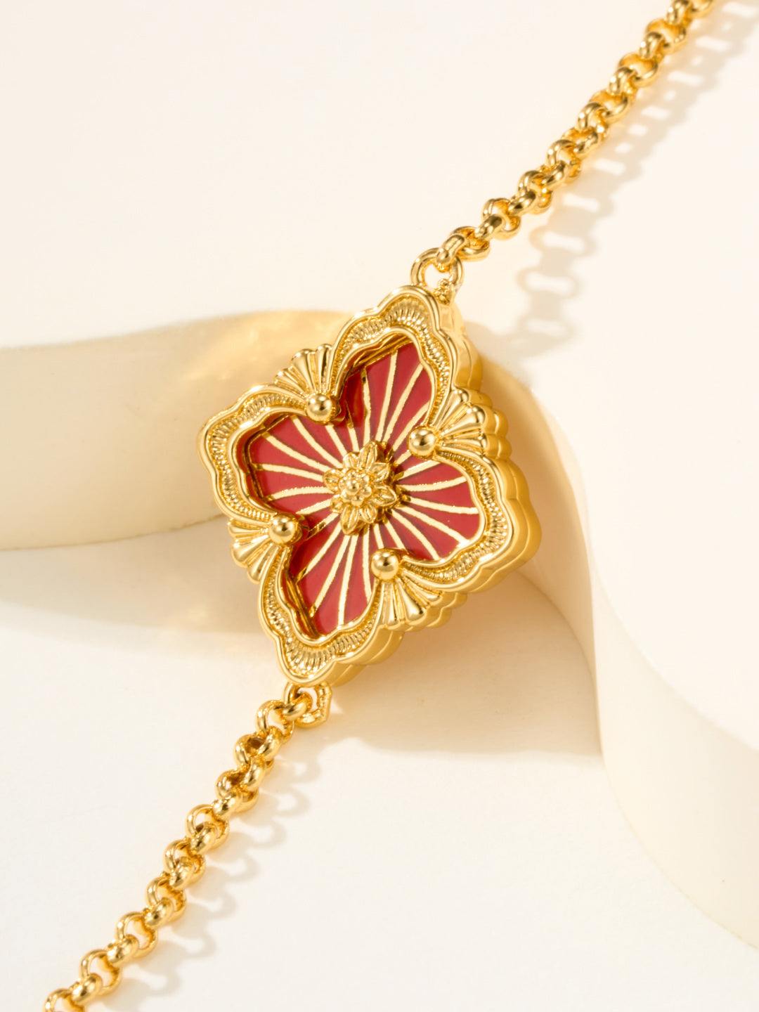[?Vintora]B.C.L ENAMELED One-Flower Bracelet¡ꡧVarious Colors)
