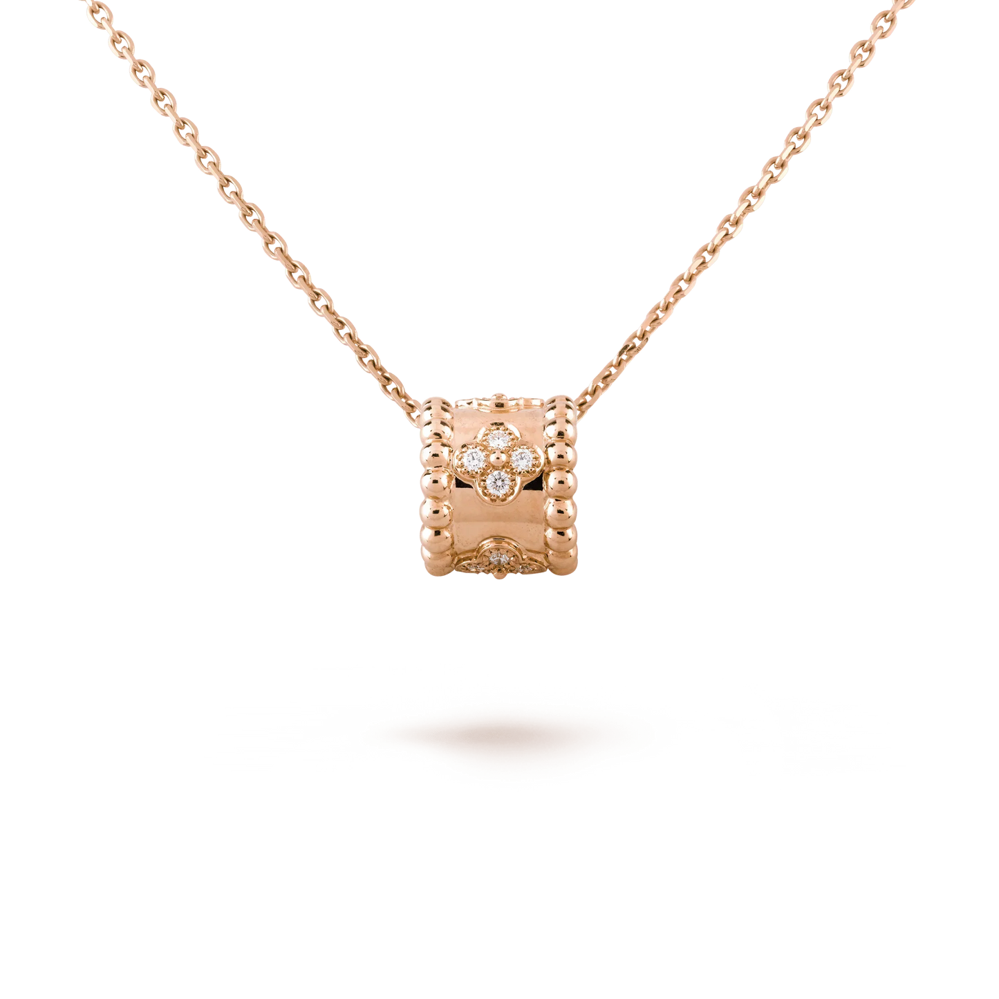 [Vintora]COLLIER PENDENTIF PERLÉ OR / OR ROSE