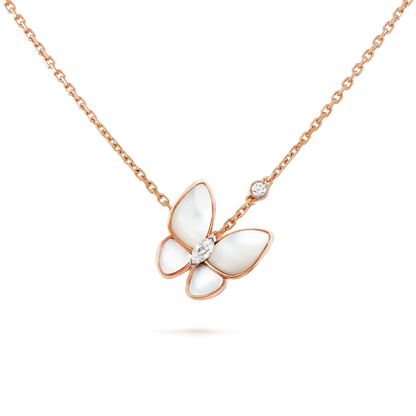 [Vintora]COLLIER DIAMANT PAPILLON SERPILLIÈRE