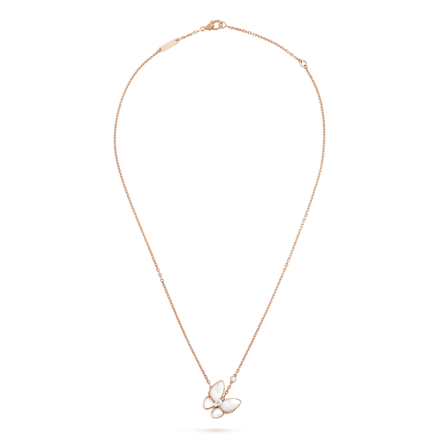 [Vintora]COLLIER DIAMANT PAPILLON SERPILLIÈRE