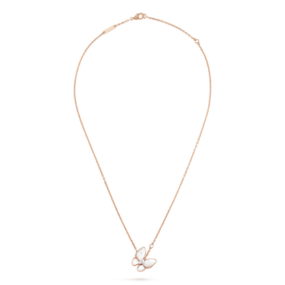 [Vintora]COLLIER DIAMANT PAPILLON SERPILLIÈRE