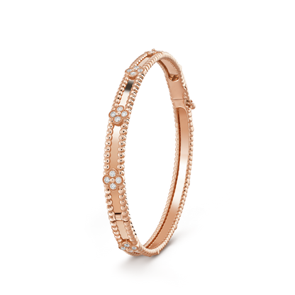 [Vintora]BRACELET CLOVER DIAMANTS 4MM