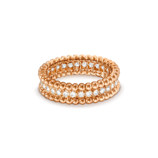 [Vintora]PERLEE DIAMOND ROSE GOLD RING