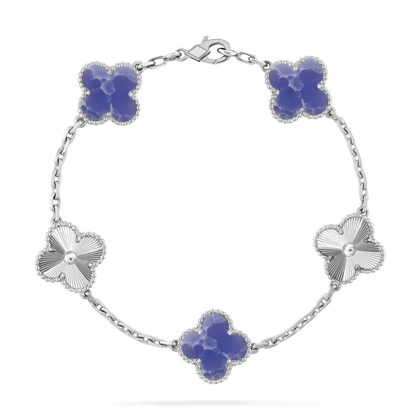 [?Vintora]CLOVER 5 MOTIF BLUE VEINS BRACELET COLLECTION