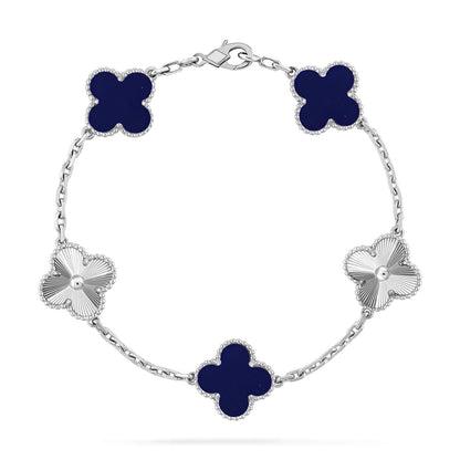 [?Vintora]CLOVER 5 MOTIF LAPIS LAZULI BRACELET COLLECTION
