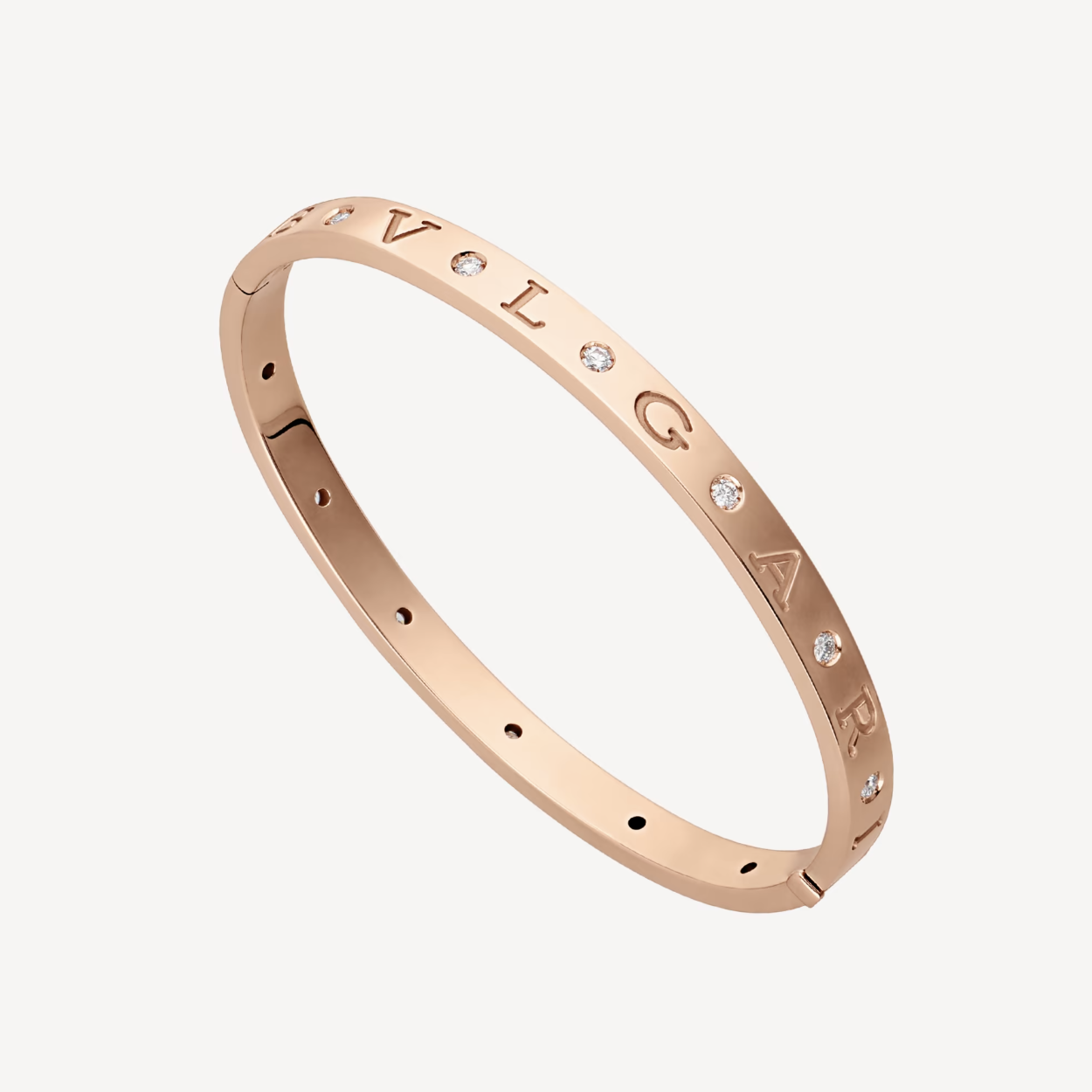 [Vintora]ZERO 1 PINK GOLD 12 DIAMONDS BRACELET