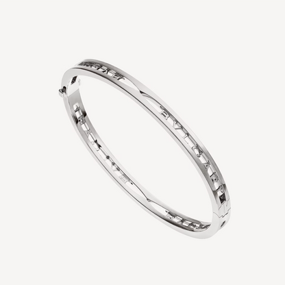 [Vintora]ZERO 1 SPIRAL LOGO SILVER BRACELET