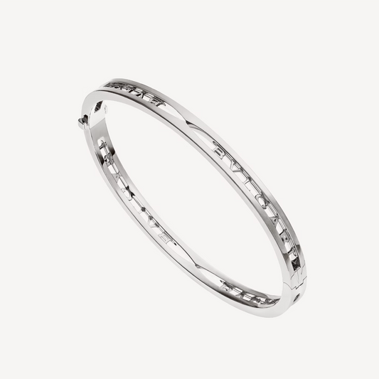 [Vintora]ZERO 1 SPIRAL LOGO SILVER BRACELET