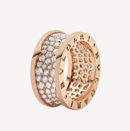 [Vintora]ZERO 1 WITH PAVED DIAMONDS ON THE SPIRAL RING
