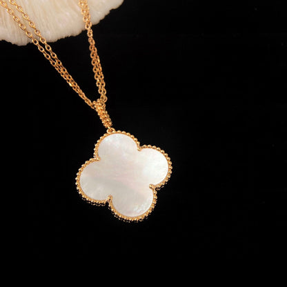 [Vintora]COLLIER PENDENTIF TRÈS GRAND TRÈFLE 25MM NOP