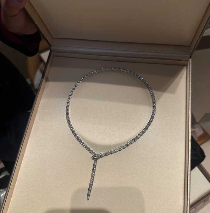 [Vintora]NEW£¡SERPENT DIAMOND NECKLACE