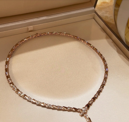 [Vintora]NEW£¡SERPENT DIAMOND NECKLACE