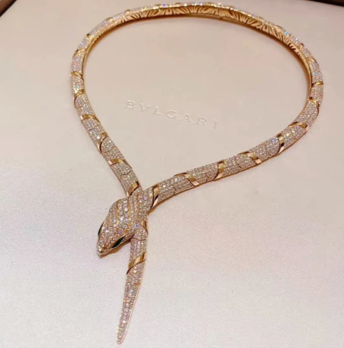 [Vintora]HAUTE COUTURE GOLD SERPENTI NECKLACE