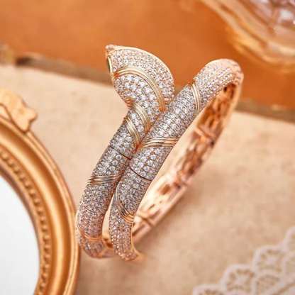 [Vintora]HAUTE COUTURE GOLD SERPENTI BRACELET