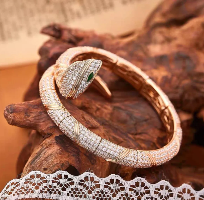 [Vintora]HAUTE COUTURE GOLD SERPENTI BRACELET