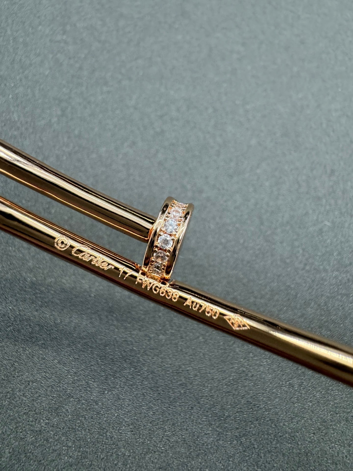 [Vintora]BRACELET JUSTE 2,5 MM DIAMANTS2