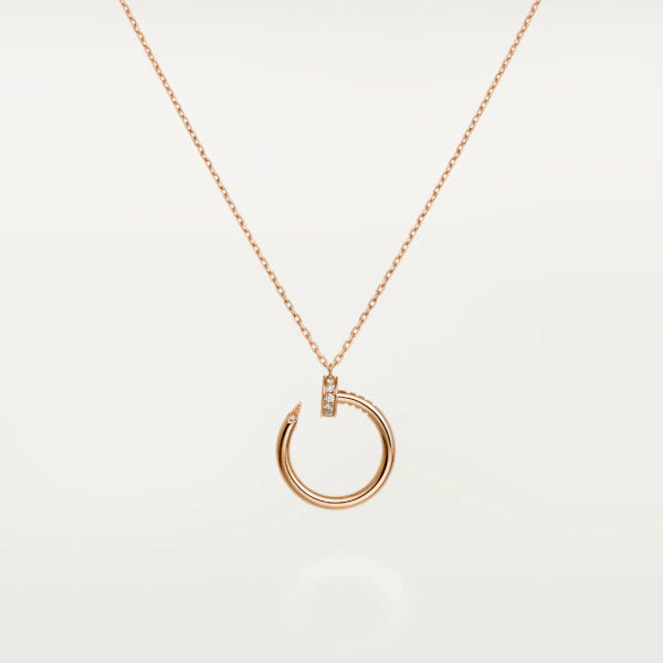 [Vintora]JUSTE NECKLACE PINK GOLD