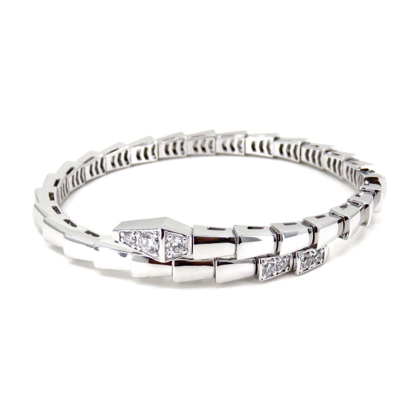 [Vintora]SERPENTI BRACELET DIAMONDS SILVER