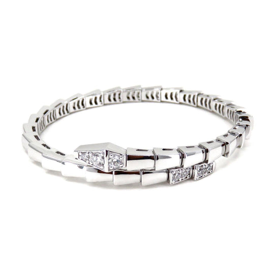 [Vintora]SERPENTI BRACELET DIAMONDS SILVER