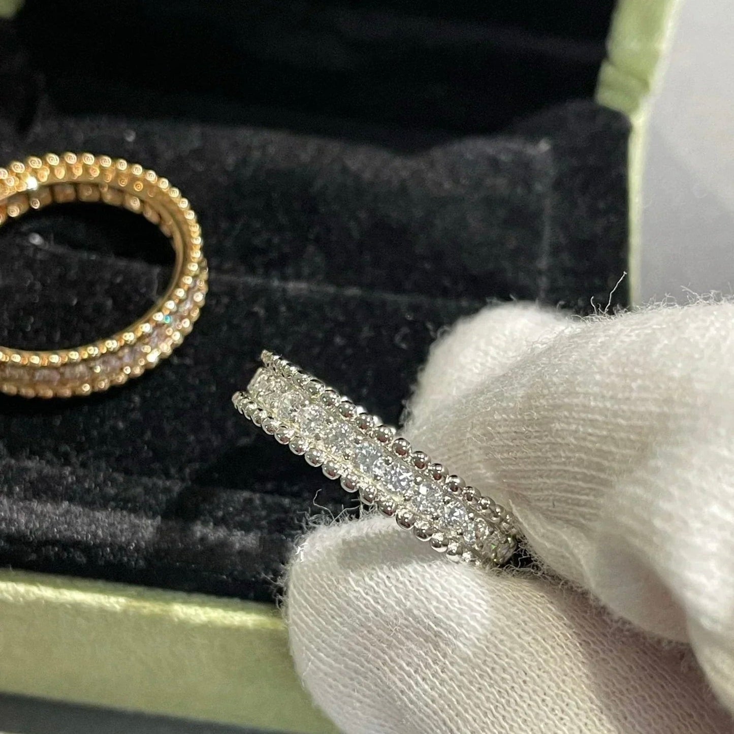 [Vintora]PERLEE DIAMOND ROSE GOLD RING