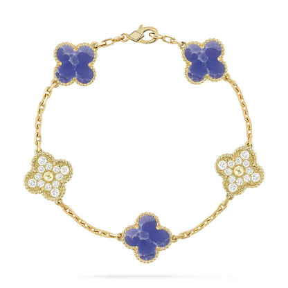 [?Vintora]CLOVER 5 MOTIF BLUE VEINS BRACELET COLLECTION